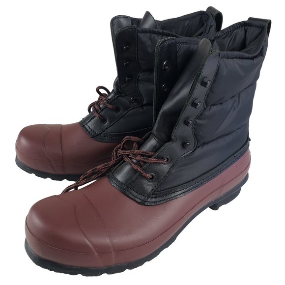 Hunter Shoes - Hunter Short Lace Up Snow Rain Quilted Waterproof Boots Size 10